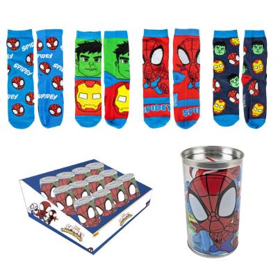 Coffret tirelire de 4 paires de chaussettes - Spidey