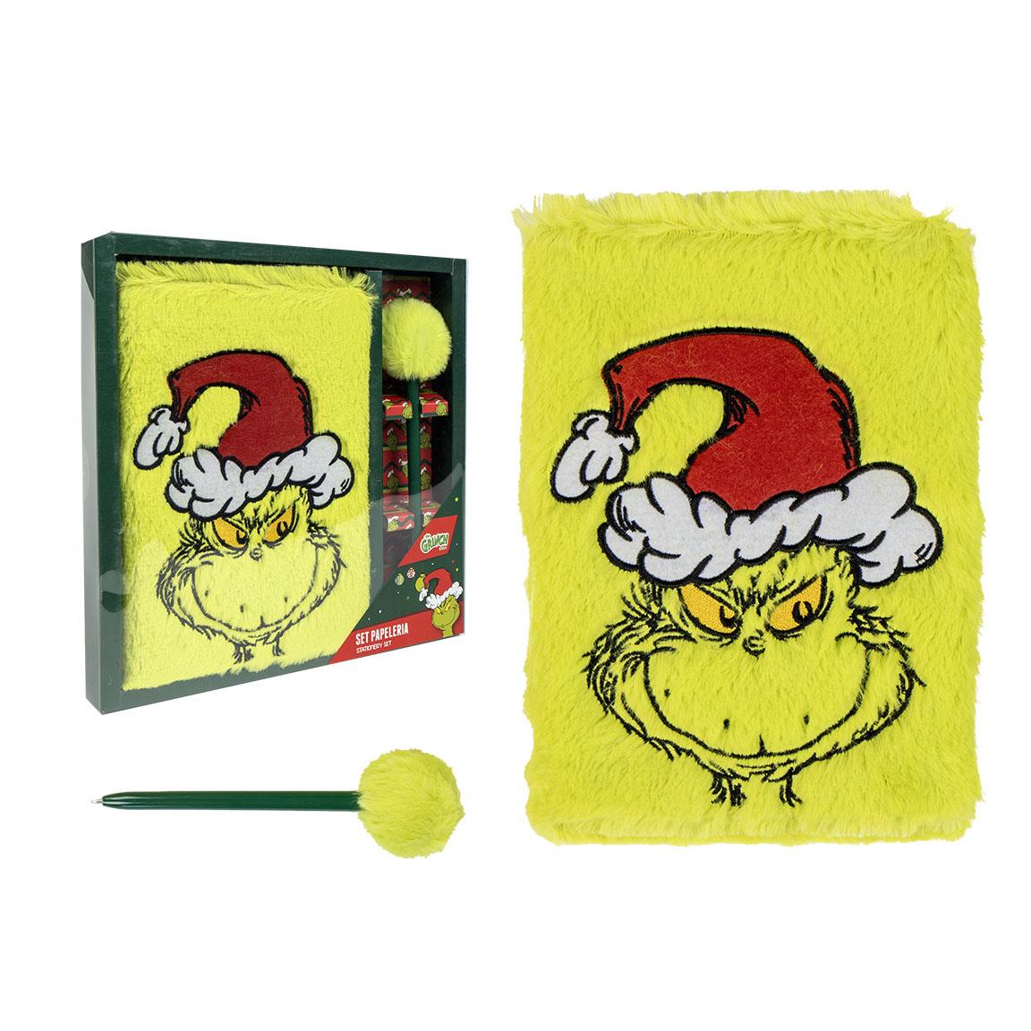 Coffret papeterie - Grinch