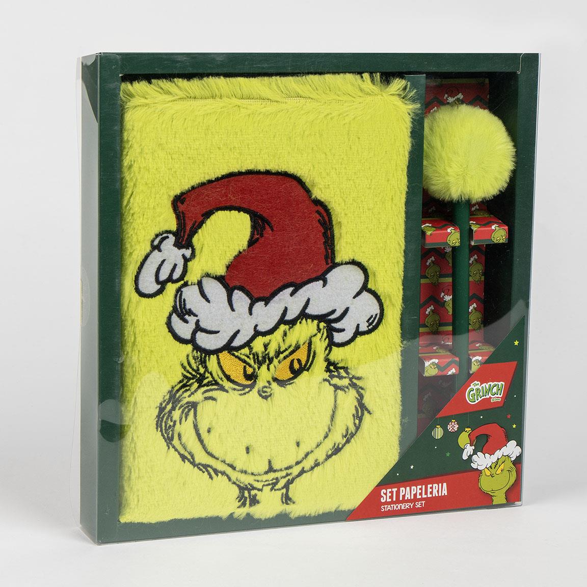 Coffret papeterie - Grinch