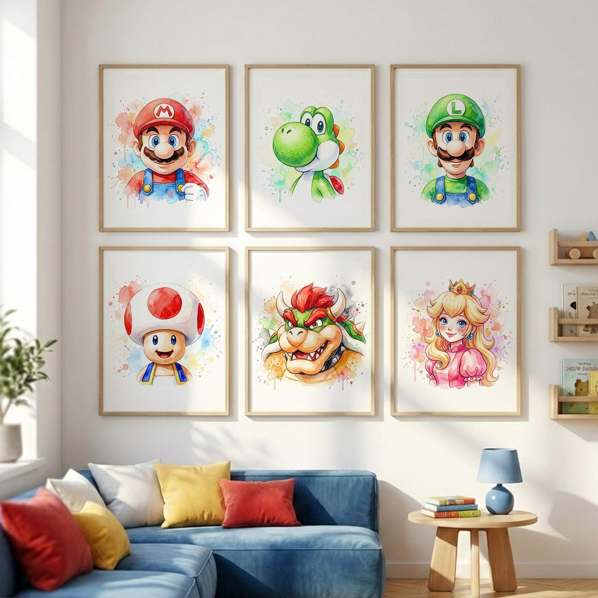 Décoration murale en bois – Impression haute définition (prix à l’unité)
