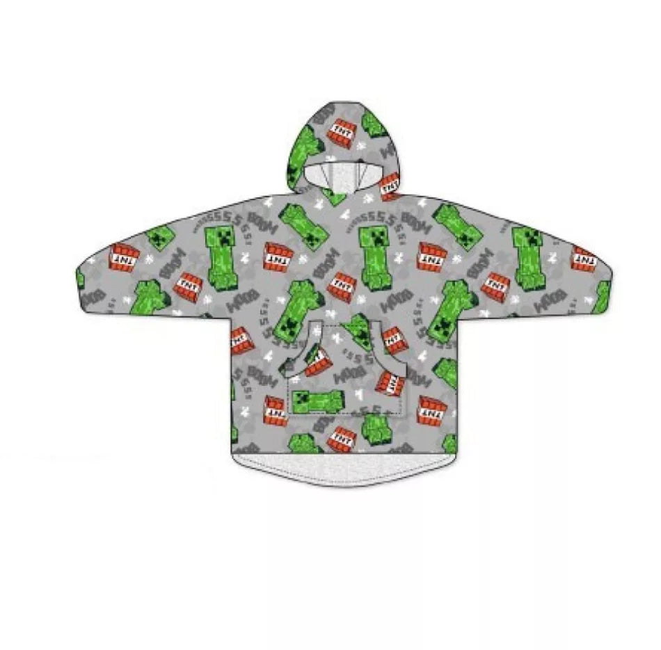 Couverture polaire sweat enfants/ado - Minecraft
