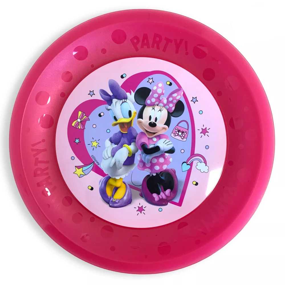 Assiettes 21cm plastique - Minnie