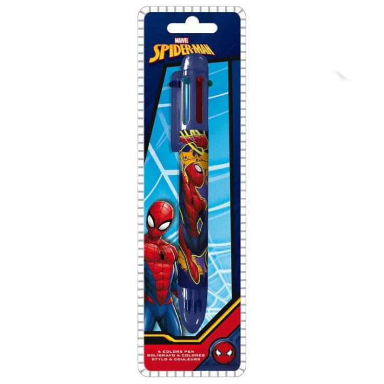 (Précommande) Stylo 6 couleurs Spiderman