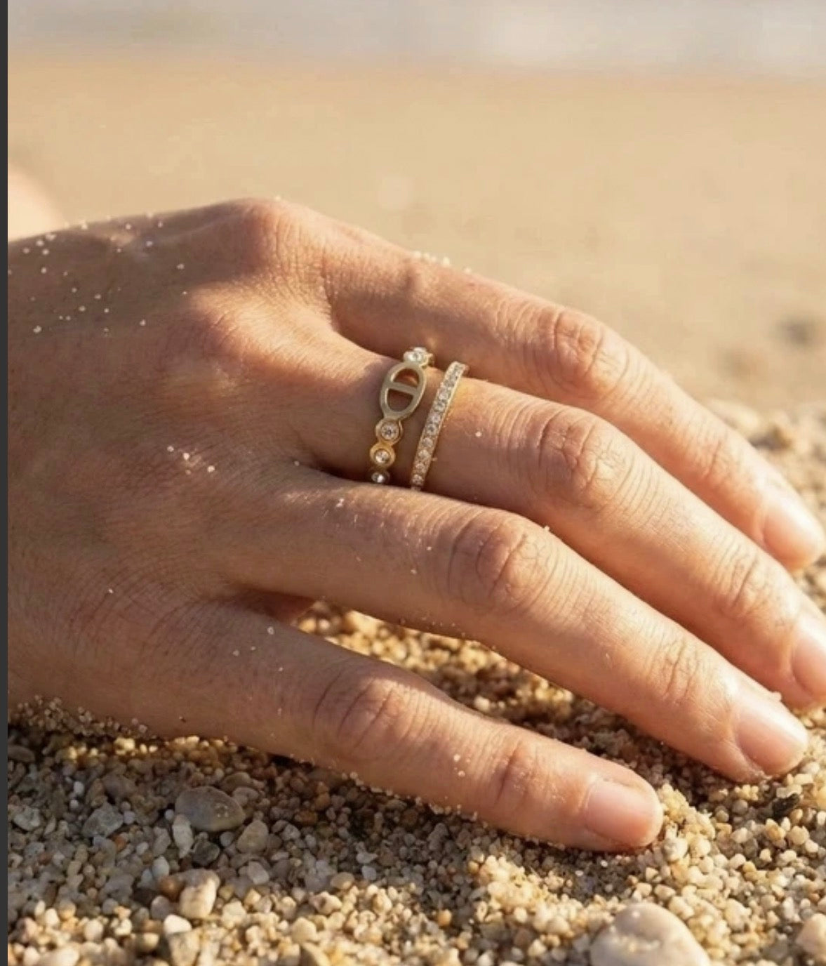 Bague en acier inoxydable ajustable