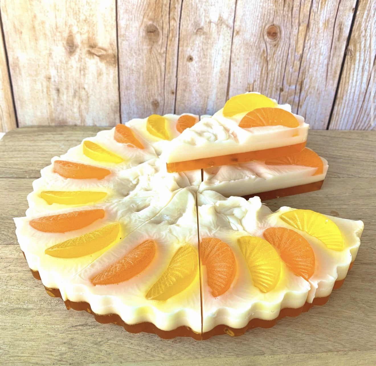 Tarte savon 1 part de 100 g Agrumes