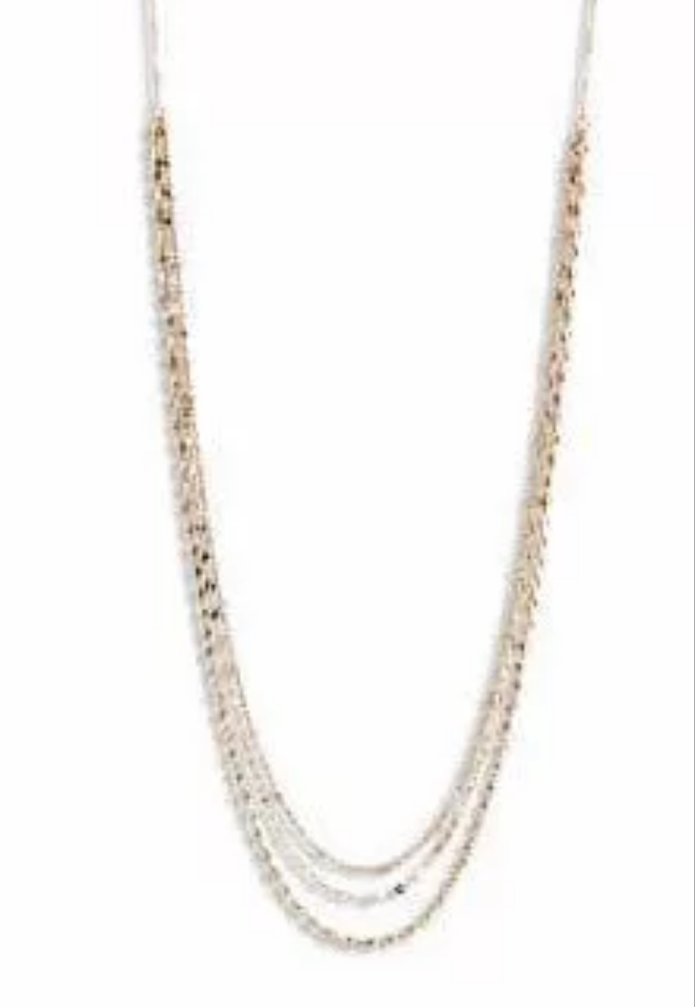 Collier couleur or rose