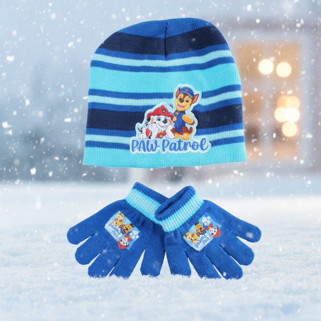 (Précommande) Ensemble gants et bonnet Pat patrouille