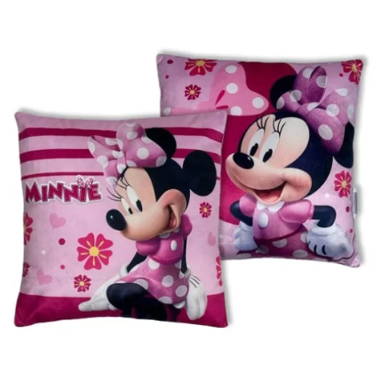 (Précommande) Coussin décoratif Minnie 38x38 cm en velours