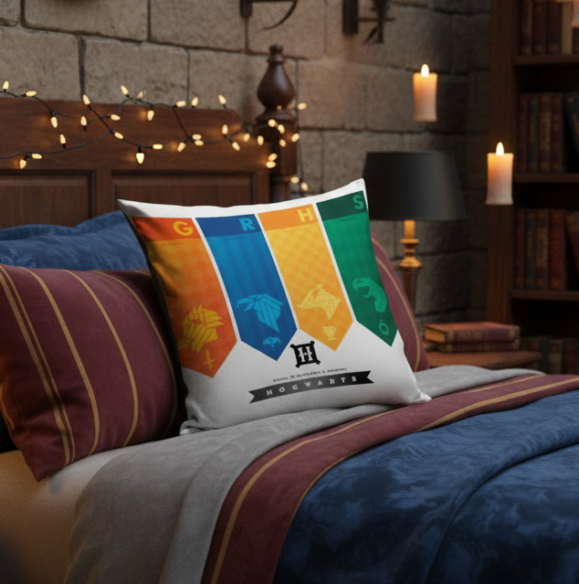 (Précommande) Taie d’oreiller Harry Potter 40x40 cm