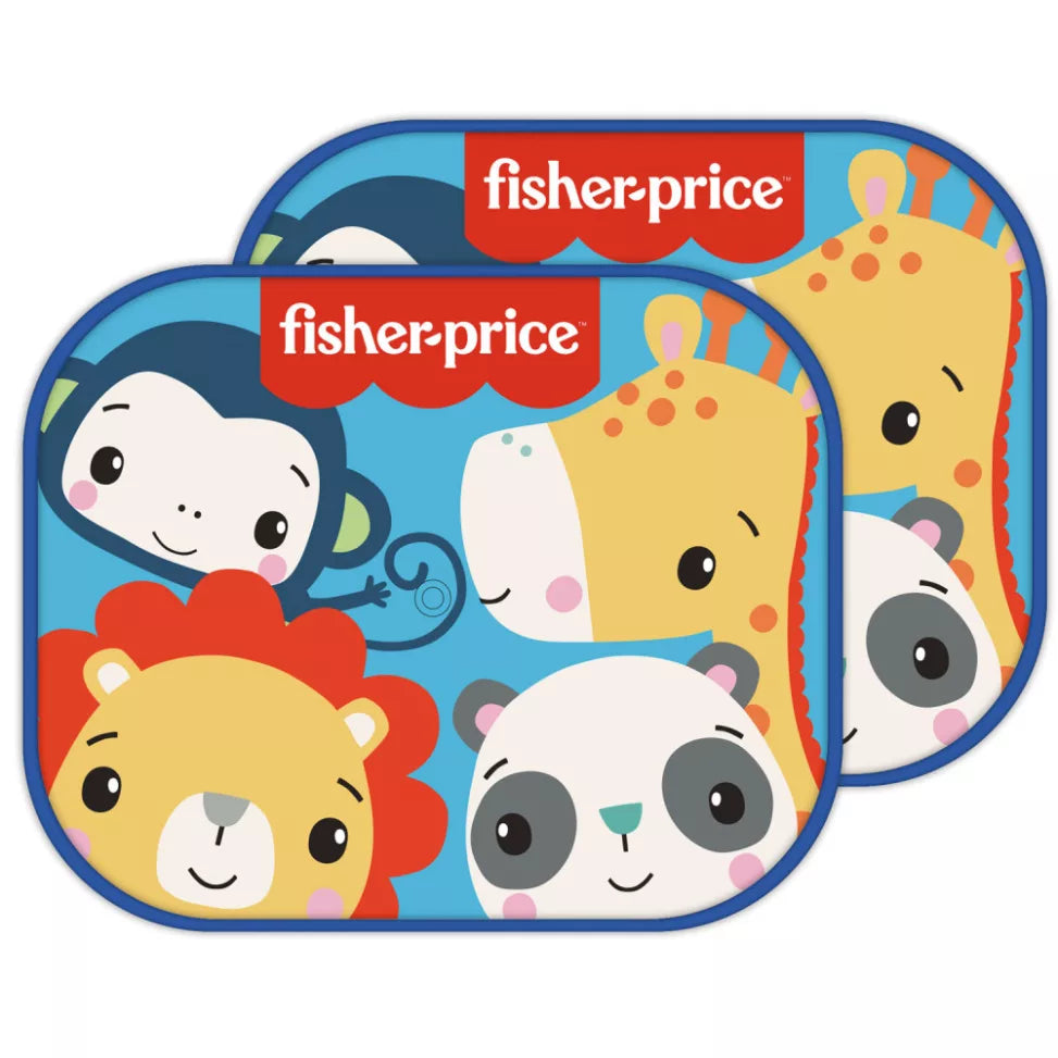(Précommande) Pare-soleil animaux Fisher-Price pour fenêtre, lot de 2