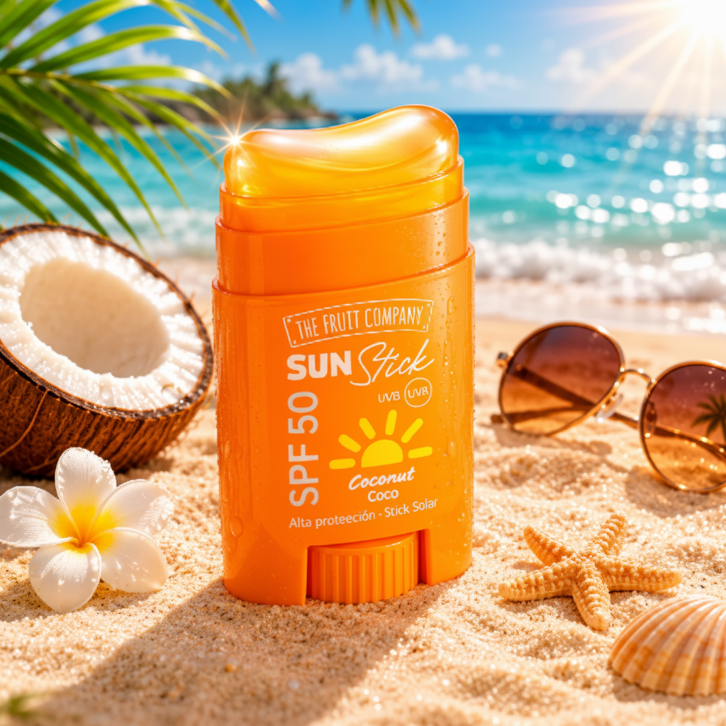 🥥☀️ Stick Solaire Invisible SPF 50 Coconut – The Fruit Company 🌴🏖️