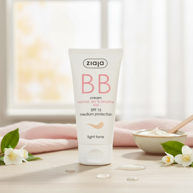 (Précommande) BB Crème SPF 15 Peau Sèche & Sensible – Beige Clair – Ziaja