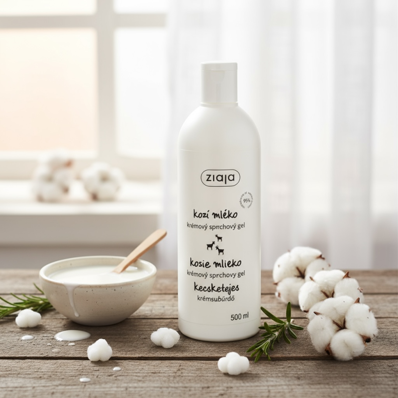 (Précommande) Crème de Douche Hydratante au Lait de Chèvre (500 ml) - Ziaja