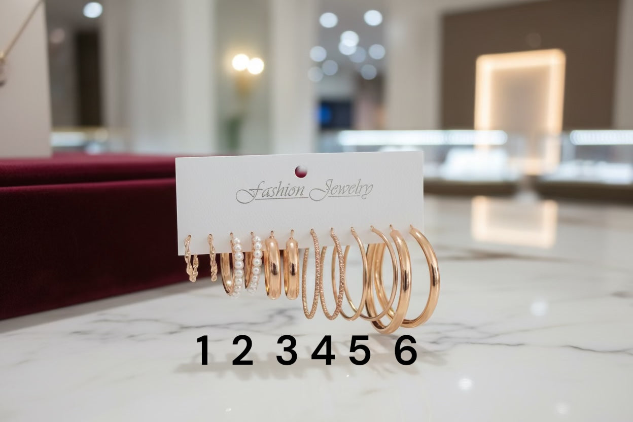 Boucles d’oreilles créoles - Vendues à l’unité