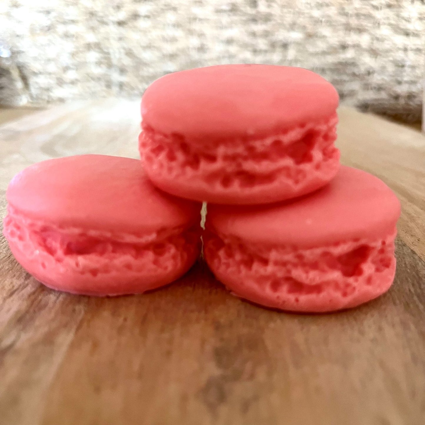 Macaron savon 30 g Fraise des bois