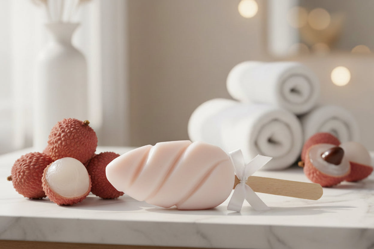 Mini sucette savon 45 g Litchi