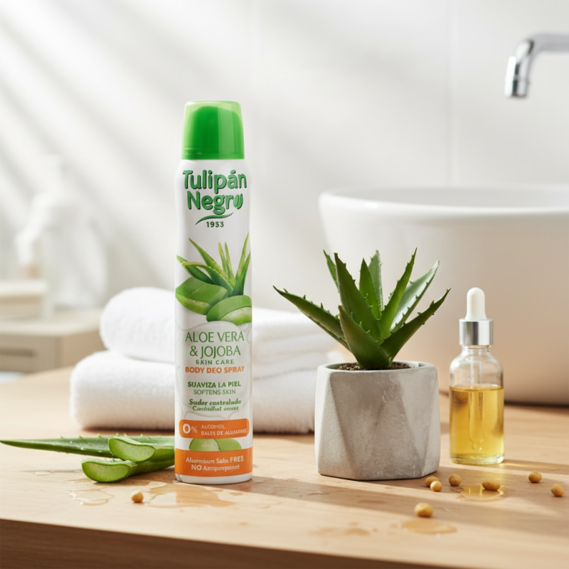 (Précommande) Déodorant spray Tulipan Negro Aloe Vera 200ml