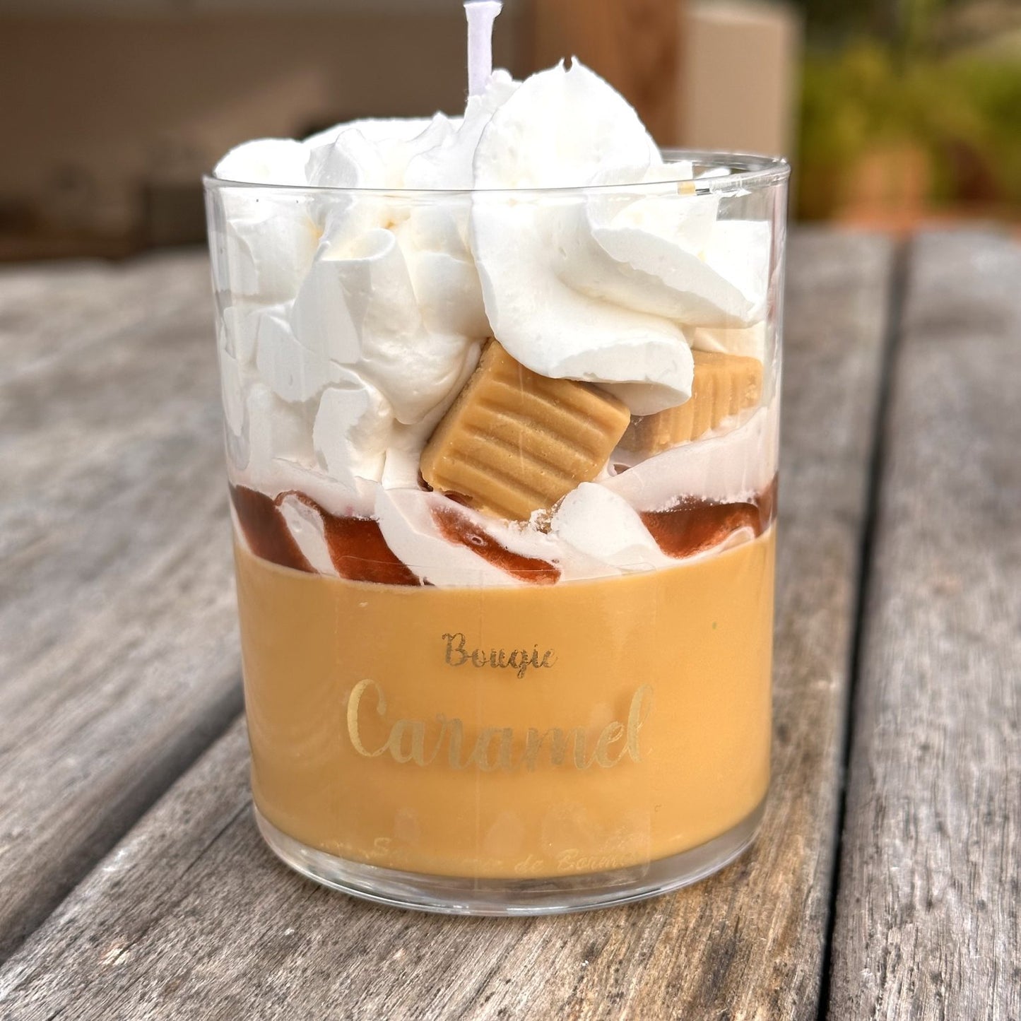 (Précommande) Bougie pâtissière 180 g CARAMEL