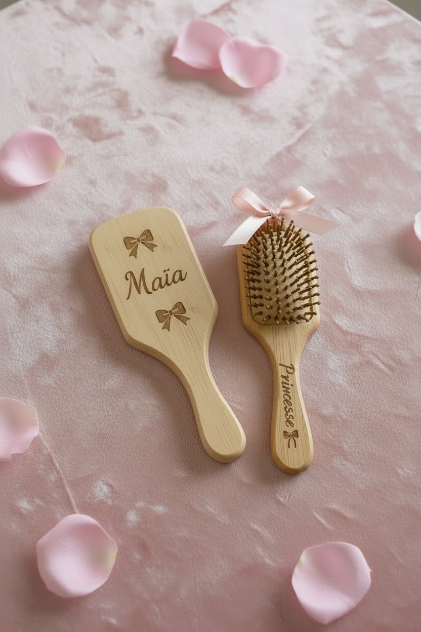 Brosse bambou à personnaliser