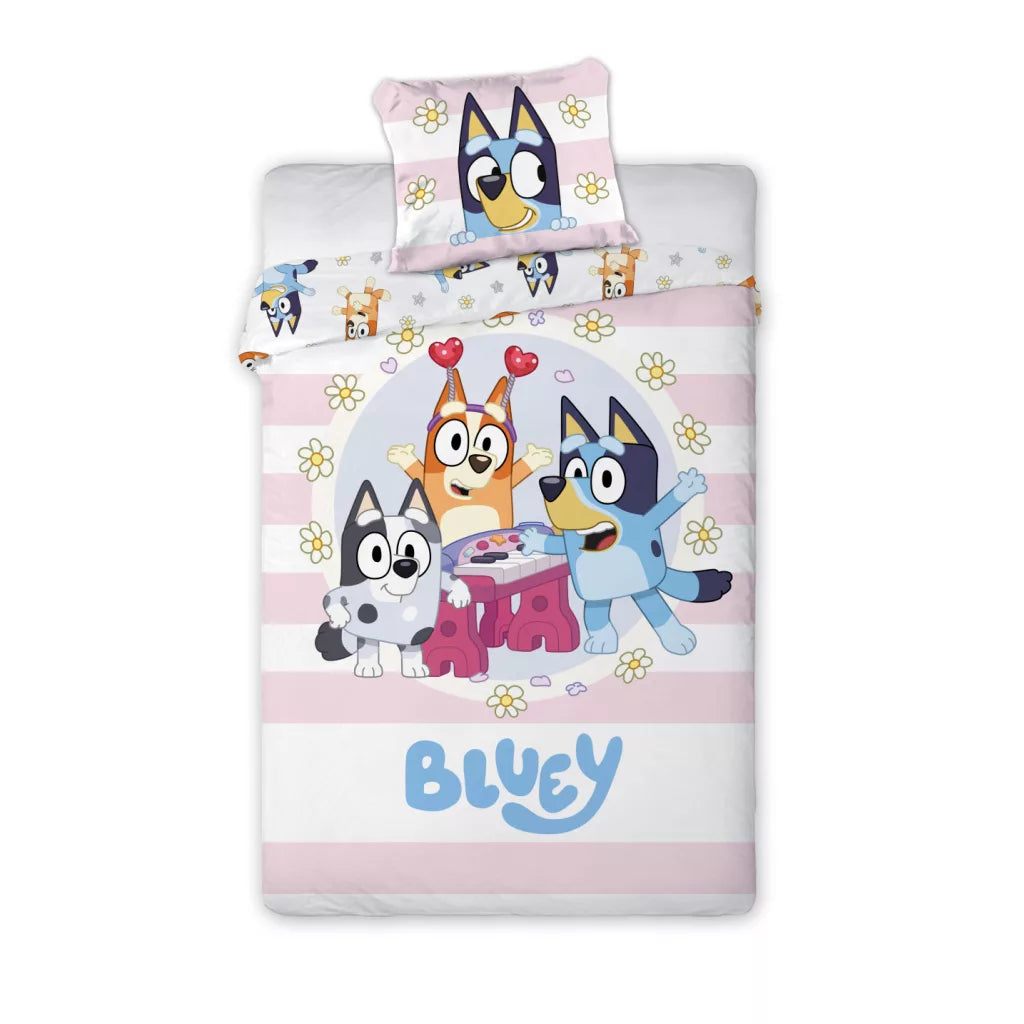 (Précommande) Parure de lit bébé Bluey