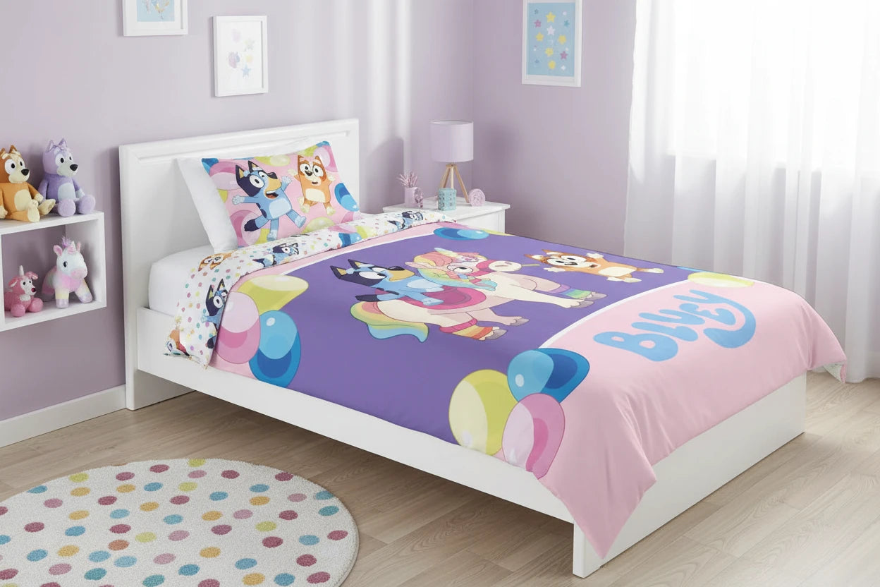 (Précommande) Parure de lit bébé Bluey