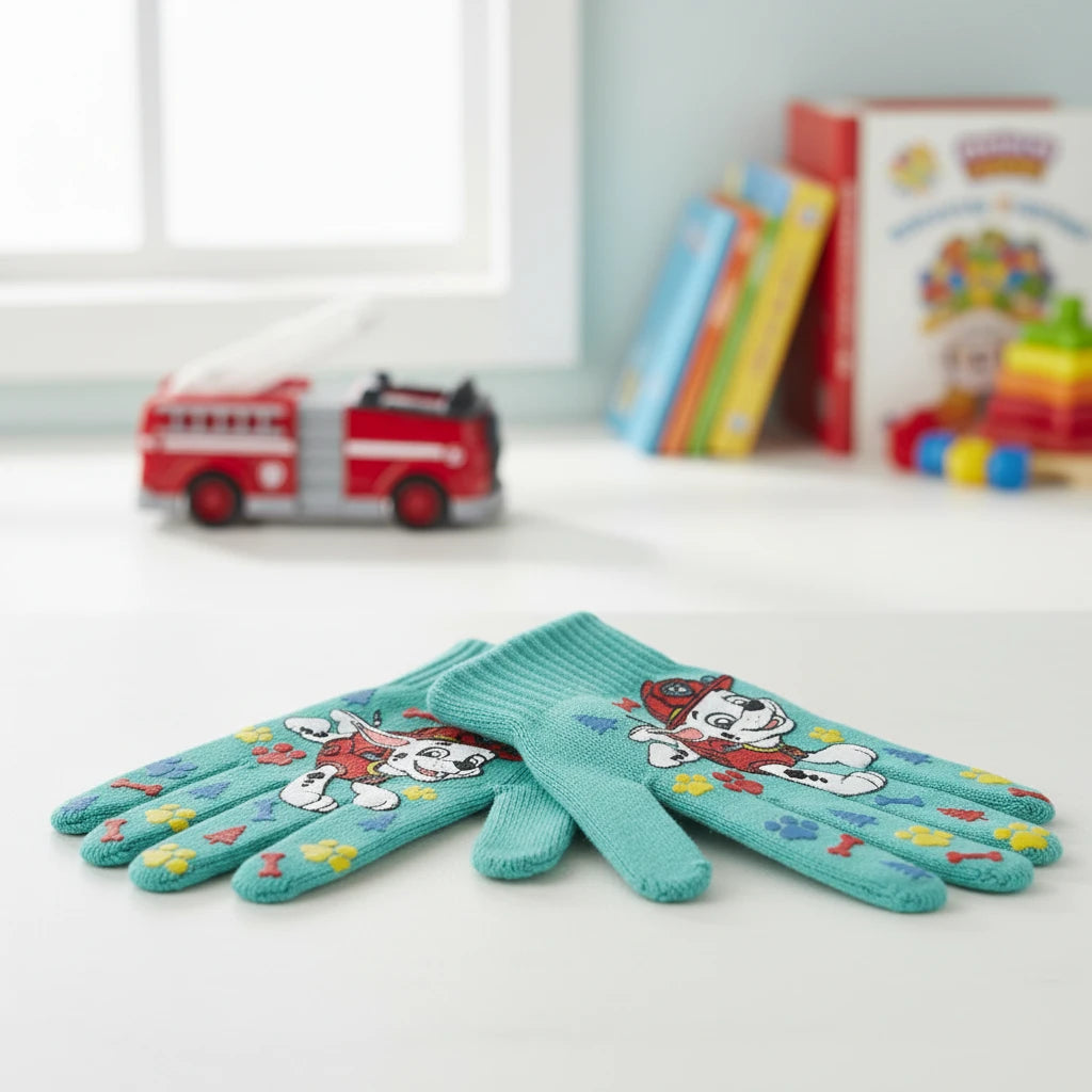 (Précommande) Gants vert pour enfants Pat' Patrouille