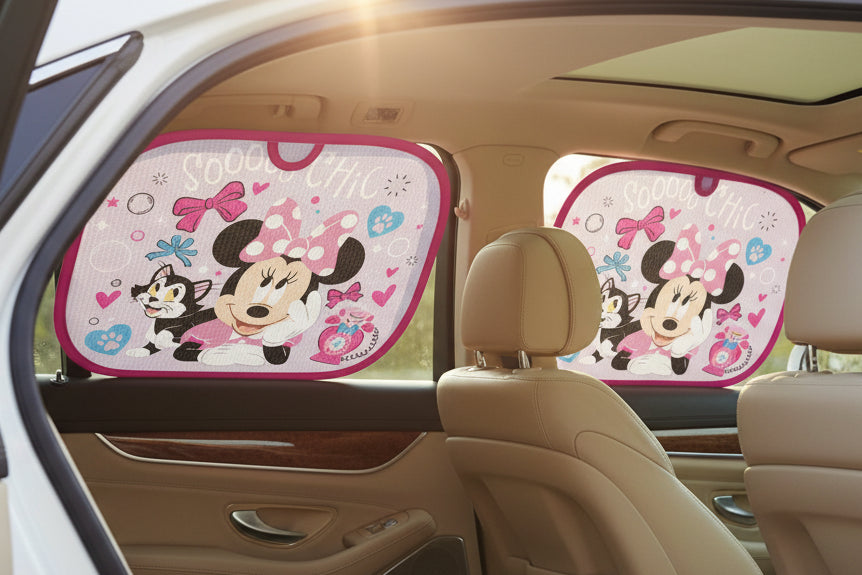 (Précommande) Pare-soleil de fenêtre Minnie, ensemble de 2 pièces