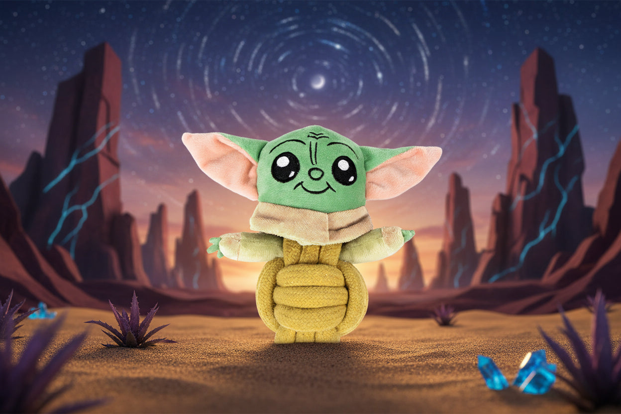 (Précommande) Jouet pour chien Yoda Star Wars en corde, 15 cm