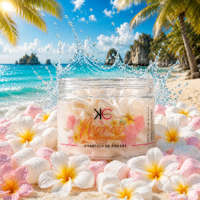 Chantilly de Douche Monoï Marshmallow – 100 g