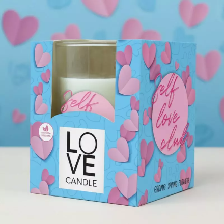 (Précommande) Bougie Parfumée “Self Love Club” – Lumar Aromatic (120g)