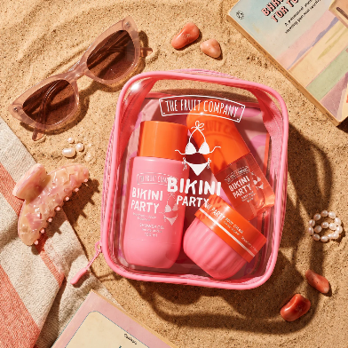 👙 Sacoche de voyage The Fruit Company – Bikini Party 🍓 Fraise • Pomme • Sucre