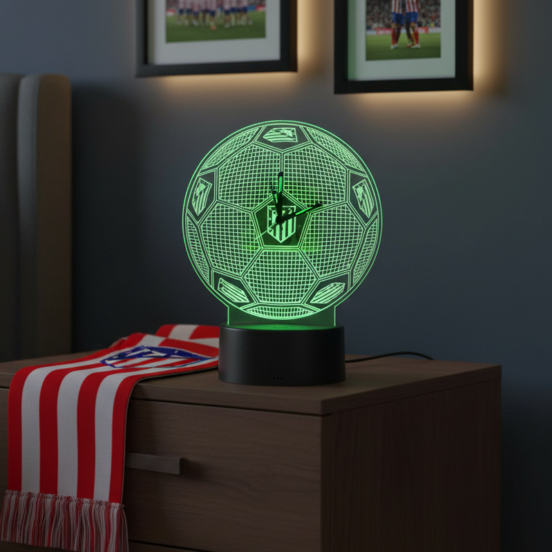 (Précommande) Horloge LED Atlético de Madrid