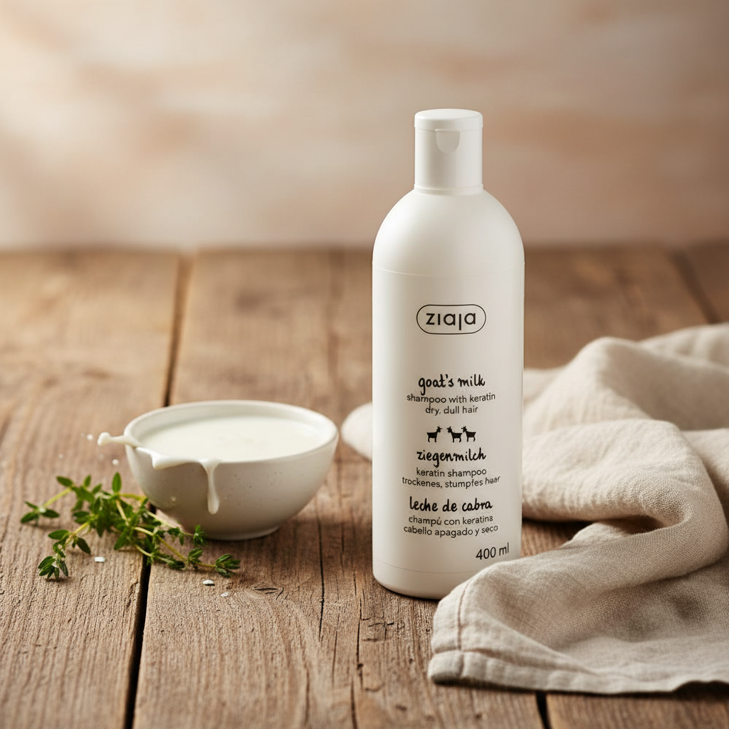 🌸 Shampoing Fortifiant à la Kératine et au Lait de Chèvre - Maxi Format 400ml