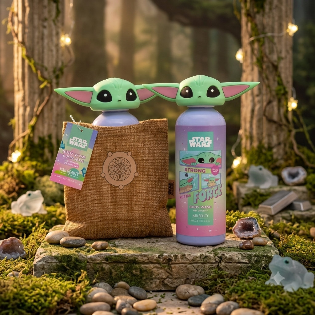 (Arrivage) Gel douche Grogu Galaxy et mini-sac