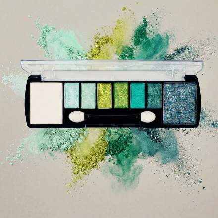 Palettes Fards à Paupières 8 Couleurs “SPACE” Vert