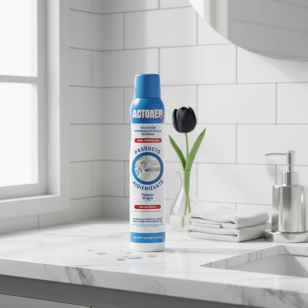 🧴 Spray Nettoyant Désinfectant Surfaces Tulipán Negro 200 ml – Hygiène, Fraîcheur et Propreté au Quotidien