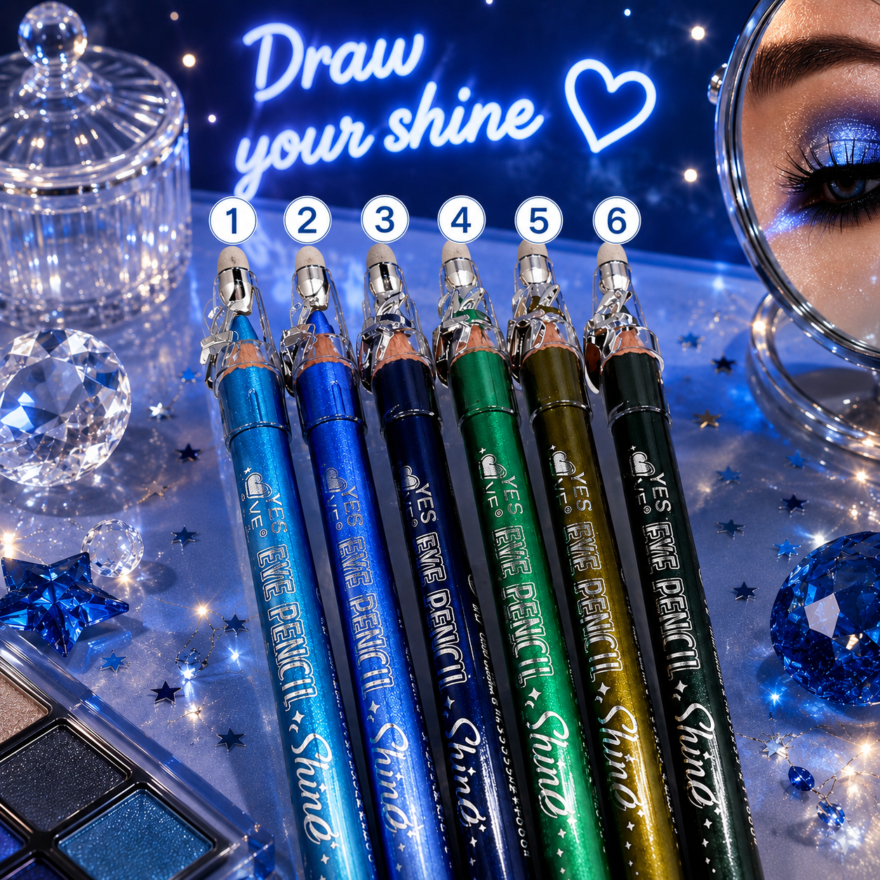Crayons Yeux Pailletés Yes Love