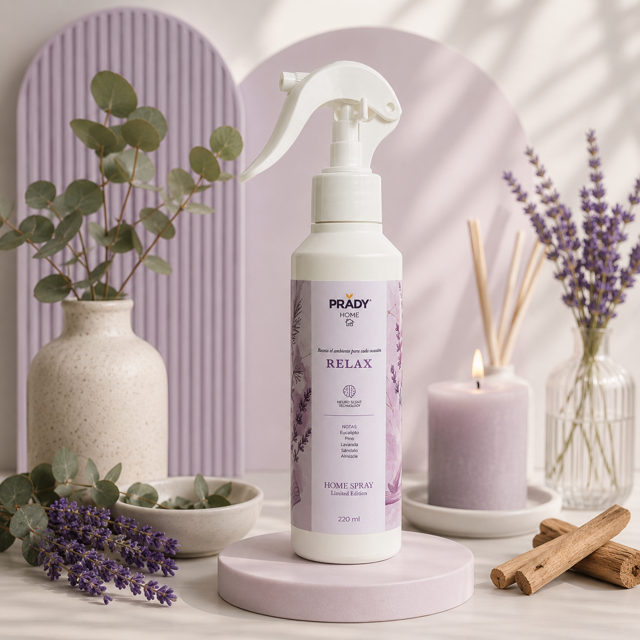 💜 Spray d’intérieur RELAX Prady Home – 220 ml (édition limitée)