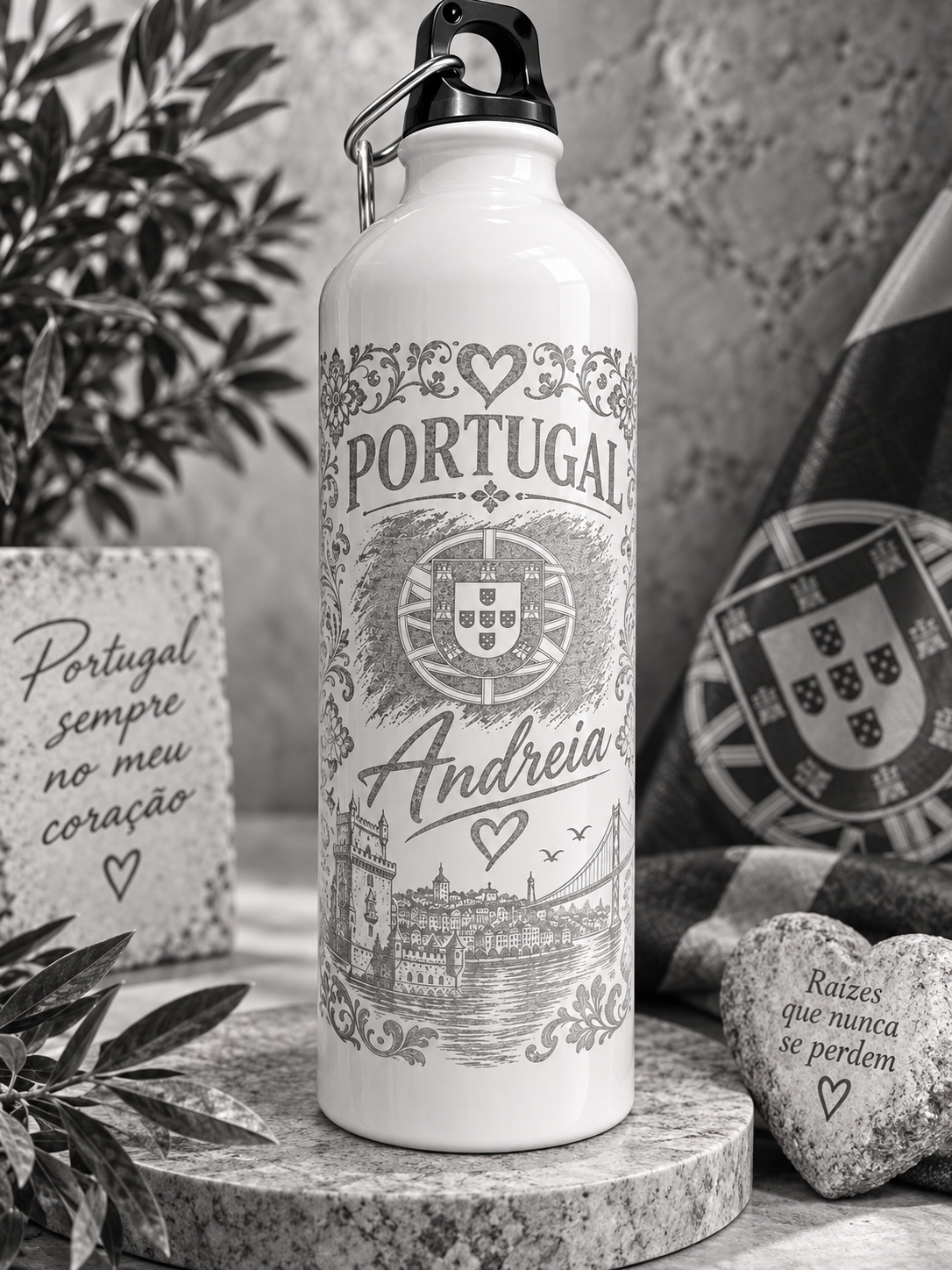 Gourde en Aluminium Gravée 750 ml – Personnalisée ✨