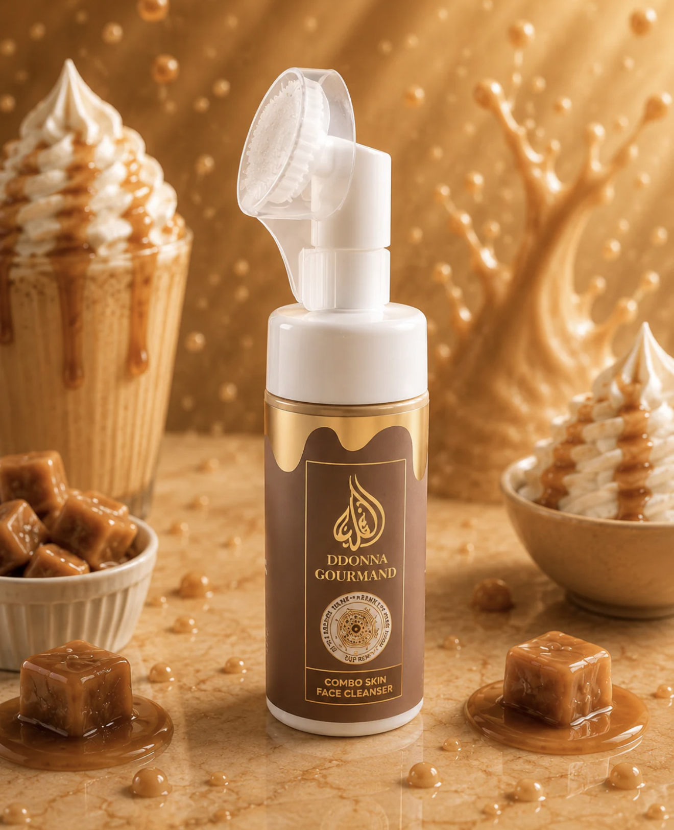 🍮 Mousse Nettoyante Visage Gourmand D’Donna Dubai – 100 ml