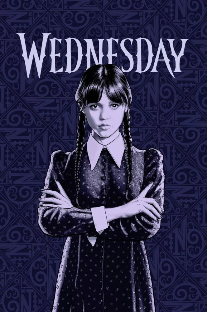 Plaid polaire - Mercredi Addams