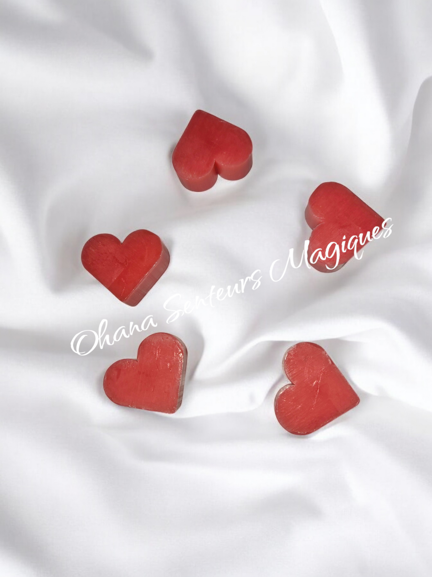 Savon coeur - Rose sauvage