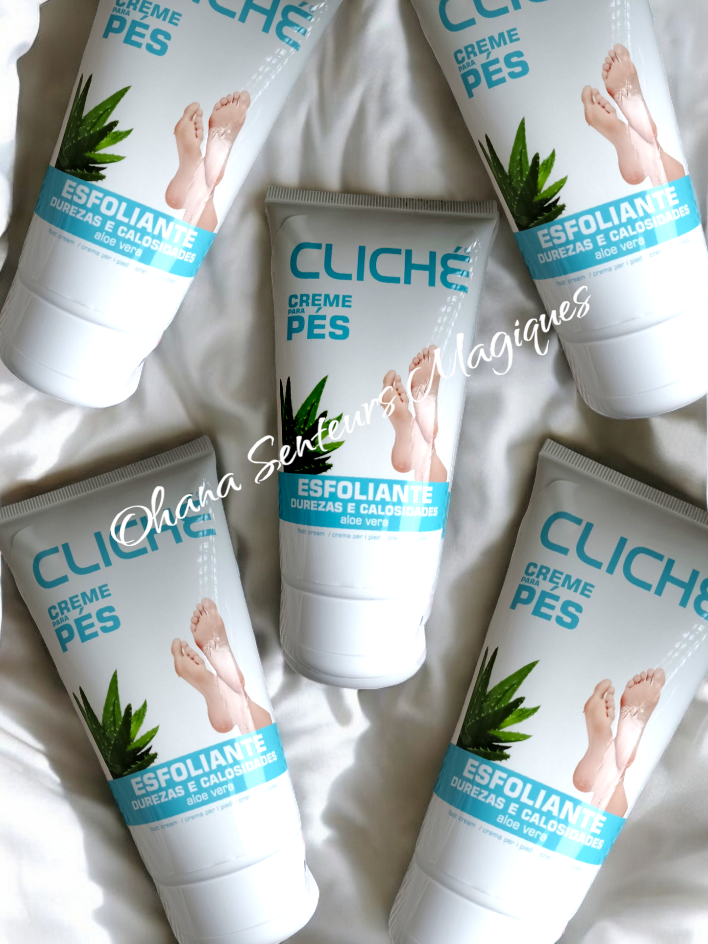 Crème exfoliante pieds