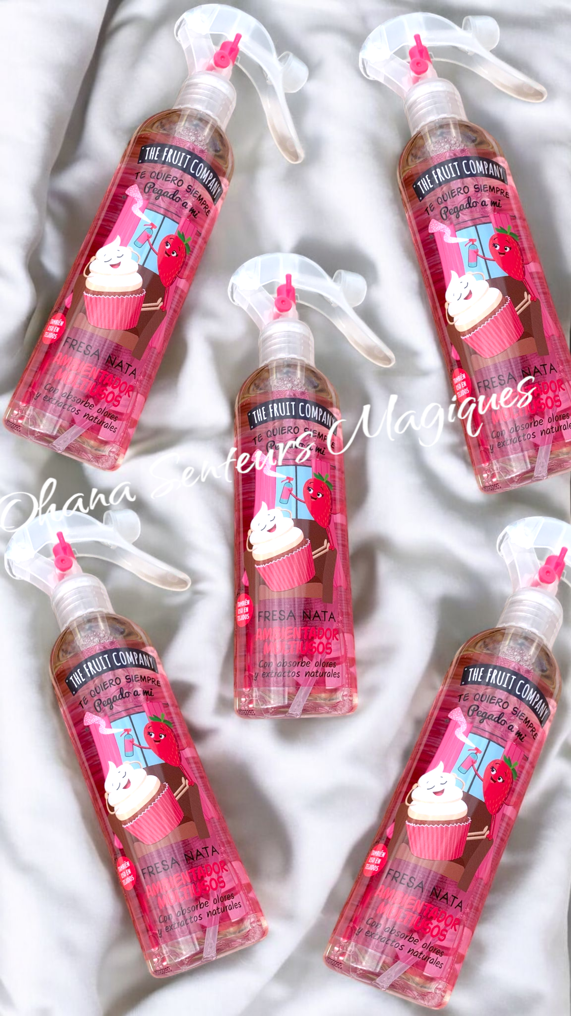 (Précommande) Spray d'ambiance multi-usages - Fraise chantilly