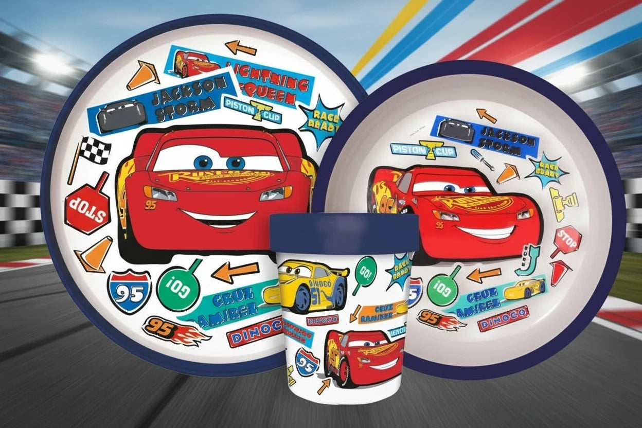 (Précommande) Coffret vaisselle premium - Cars