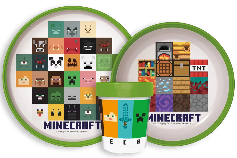 Coffret vaisselle premium- minecraft