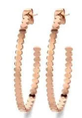 Boucles d'oreilles en or rose