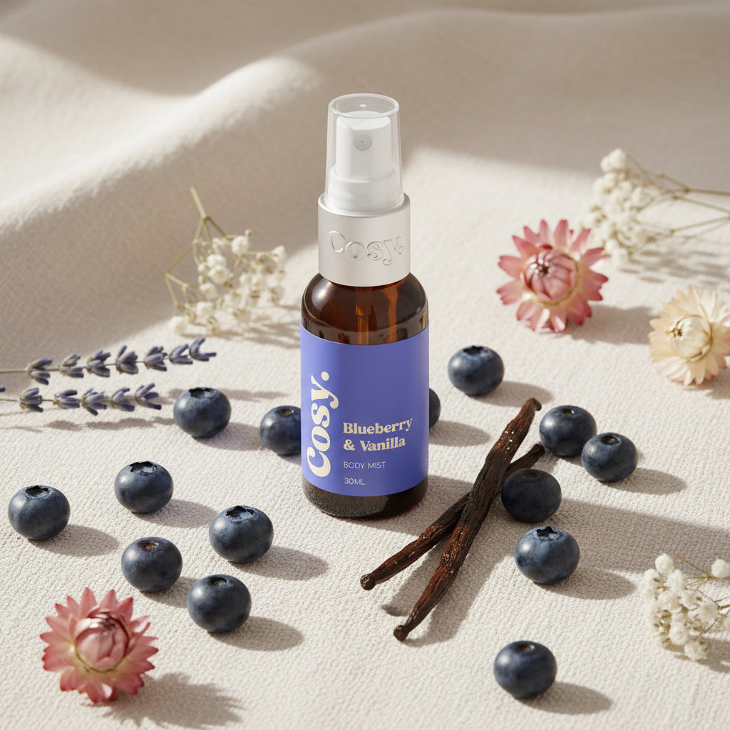 Brume corporelle myrtille et vanille 30 ml