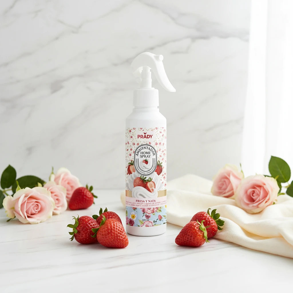 Spray d'ambiance multiusage - Fraise et Crème