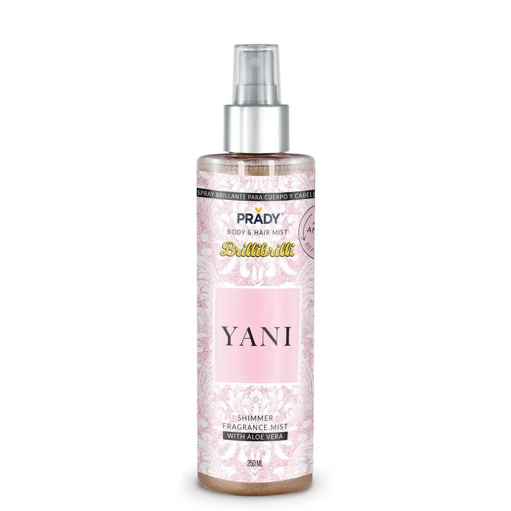 Brume scintillantes corps et cheveux Yara